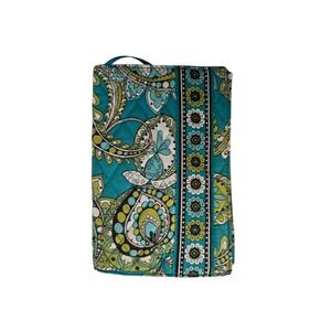 Vera Bradley‎ Quilted Notebook Cover Agenda Planner Teal Green Paisley
